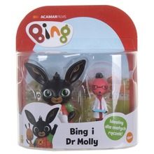 Bing, Bing i Doktor Molly, zestaw, figurki, 2 szt.