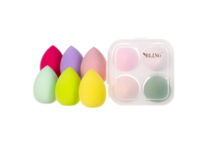 Bling, Beauty Blender Box, zestaw gąbek do makijażu 4 szt. z etui, typ III