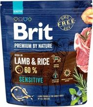 Brit, Premium by Nature, Sensitive, Lamb & Rice, karma sucha dla psa, 1 kg