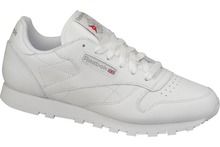 Buty sportowe dziewczęce, białe, Reebok Classic Leather