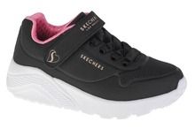 Buty sportowe dziewczęce, czarne, Skechers Uno Lite