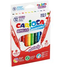 Carioca, Birello, flamastry dwustronne, 12 kolorów