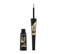 Catrice, 24H Brush Liner, eyeliner w płynie, 010 Ultra Black, 3 ml