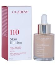 Clarins, Skin Illusion Natural Hydrating Foundation SPF 15, rozświetlający podkład, 110 Honey, 30 ml