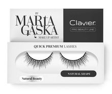 Clavier, Quick Premium Lashes, rzęsy na pasku, Natural Beauty, 827