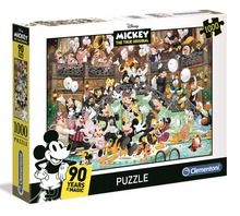 Clementoni, Mickey the true orginal, 90 years of magic, puzzle, 1000 elementów