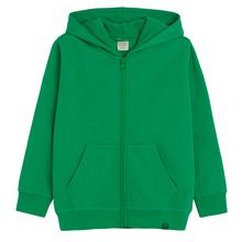 Cool Club, Bluza chłopięca z kapturem, rozpinana, zielona