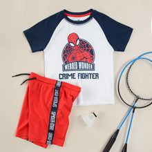 Cool Club, Komplet chłopięcy, T-shirt, Szorty, mix, Spider-Man