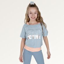 Cool Club, Komplet dziewczęcy, Podkoszulek, T-shirt, crop top, mix