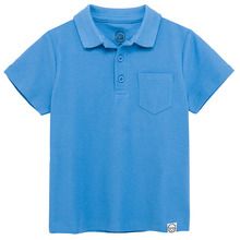 Cool Club, Koszulka polo chłopięca z krótkim rękawem, niebieska