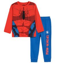 Cool Club, Piżama chłopięca, czerwono-niebieska, Spider-Man