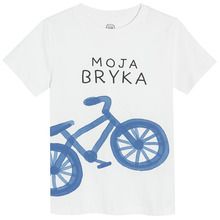 Cool Club, T-shirt chłopięcy, biały
