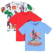 Cool Club, T-shirt chłopięcy, mix, Spider-Man, zestaw, 3 szt.