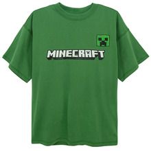 Cool Club, T-shirt chłopięcy, zielony, Minecraft