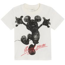 Cool Club, T-shirt dziecięcy, biały, Myszka Miki