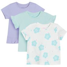 Cool Club, T-shirt dziewczęcy, mix, zestaw, 3 szt.