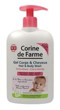 Corine de Farme, BeBe, extra delikatny żel do mycia ciała i włosów 2w1, migdałowy, 500 ml