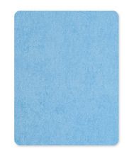 Cottolare, prześcieradło frotte, jasnoniebieskie, 120-60 cm