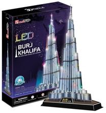 Cubic Fun, Burj Khalifa, puzzle 3D LED, 136 elementów