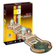 Cubic Fun, St.Peter's Basilica, puzzle 3D, 56 elementów