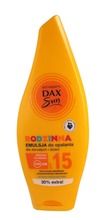Dax Sun, rodzinna emulsja ochronna do opalania SPF 15, 250 ml