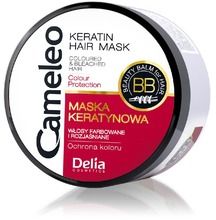 Delia Cosmetics, Cameleo, maska keratynowa do włosów farbowanych, 200 ml