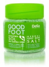 Delia Cosmetics, Good Foot, ziołowa sól do kąpieli, 100 ml