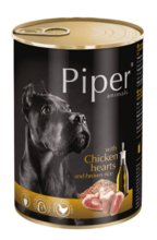 Dolina Noteci, Piper, Animals, karma dla dorosłych psów wszystkich ras, serca kurczaka, ryż, 400g