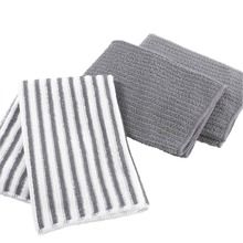 Douceur d'intérieur, ręczniki kuchenne, szare, 40-40 cm, 3 szt.
