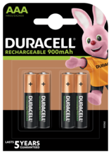 Duracell, akumulator, AAA 900 mAh, 4 szt.