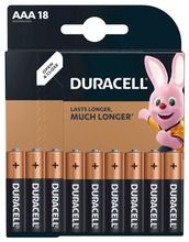 Duracell, bateria alkaliczna, AAA/LR03, 18 szt.