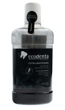 Ecodenta, wybielający płyn do płukania jamy ustnej z czarnym węglem, 500 ml
