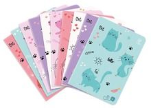 Elanders, zeszyt A5, 32 kartki, kratka, Sweet Kitten, 10 szt.