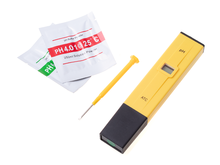 Elektryczny miernik, tester pH wody, żółty