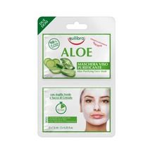 Equilibra, Aloe Purifying Face Mask, oczyszczająca aloesowa maseczka do twarzy, 2-7.5 ml