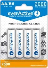 EverActive, akumulator, zestaw, Professional Line, EVHRL6-2600, 2600 mAh, Ni-MH, 4 szt.