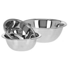 Excellent Houseware, miska stalowa, kuchenna, zestaw, 3 szt.