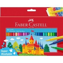 Faber Castell, flamastry Zamek, 50 kolorów