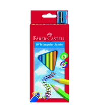 Faber-Castell, kredki trójkątne Junior Grip, 10 kolorów