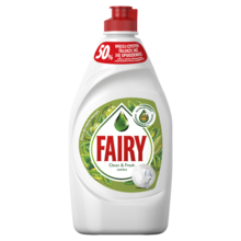 Fairy, Clean & Fresh Jabłkowy, płyn do mycia naczyń, 450 ml