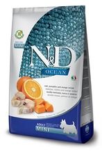 Farmina, N&D Ocean Dog, Codfish, Pumpkin And Orange Adult Mini, sucha karma dla psa, 7 kg