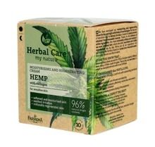 Farmona, Herbal Care Hemp, krem nawilżająco-regenerujący, cera wrażliwa, 50 ml