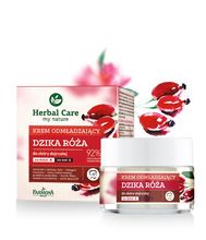 Herbal Care, krem odmładzający z różą, na dzień i noc, 50 ml
