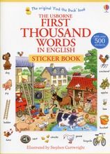 First Thousand. Words in English Sticker Book