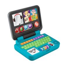 Fisher-Price, Edukacyjny Laptop "Porozmawiajmy", interaktywna zabawka niemowlęca