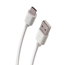 Forever, kabel USB typ-C, biały, 1 m, 2A