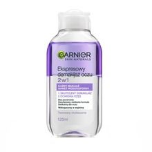 Garnier, Skin Naturals, płyn do demakijażu oczu 2w1, 125 ml