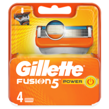Gillette, Fusion Power, wymienne ostrza do maszynki do golenia, 4 szt.