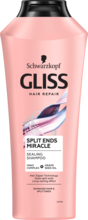Gliss Kur, Split Ends Miracle Sealing Shampoo, szampon spajający do włosów zniszczonych z rozdwojonymi końcówkami, 400 ml