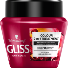 Gliss Kur, Ultimate Color, maska do włosów farbowanych, 300 ml